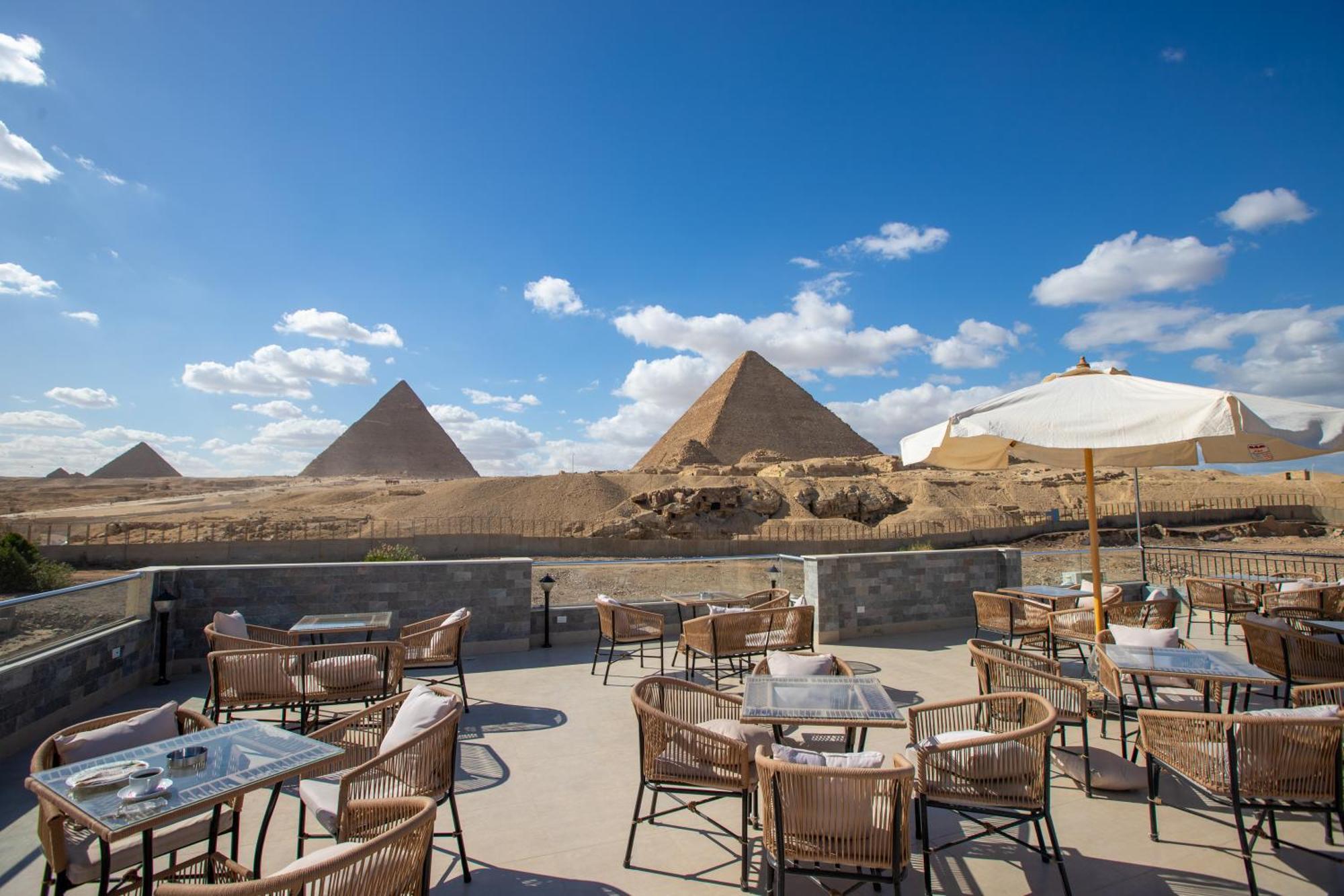 Soul Pyramids View Otel Kafret el-Gabal Dış mekan fotoğraf