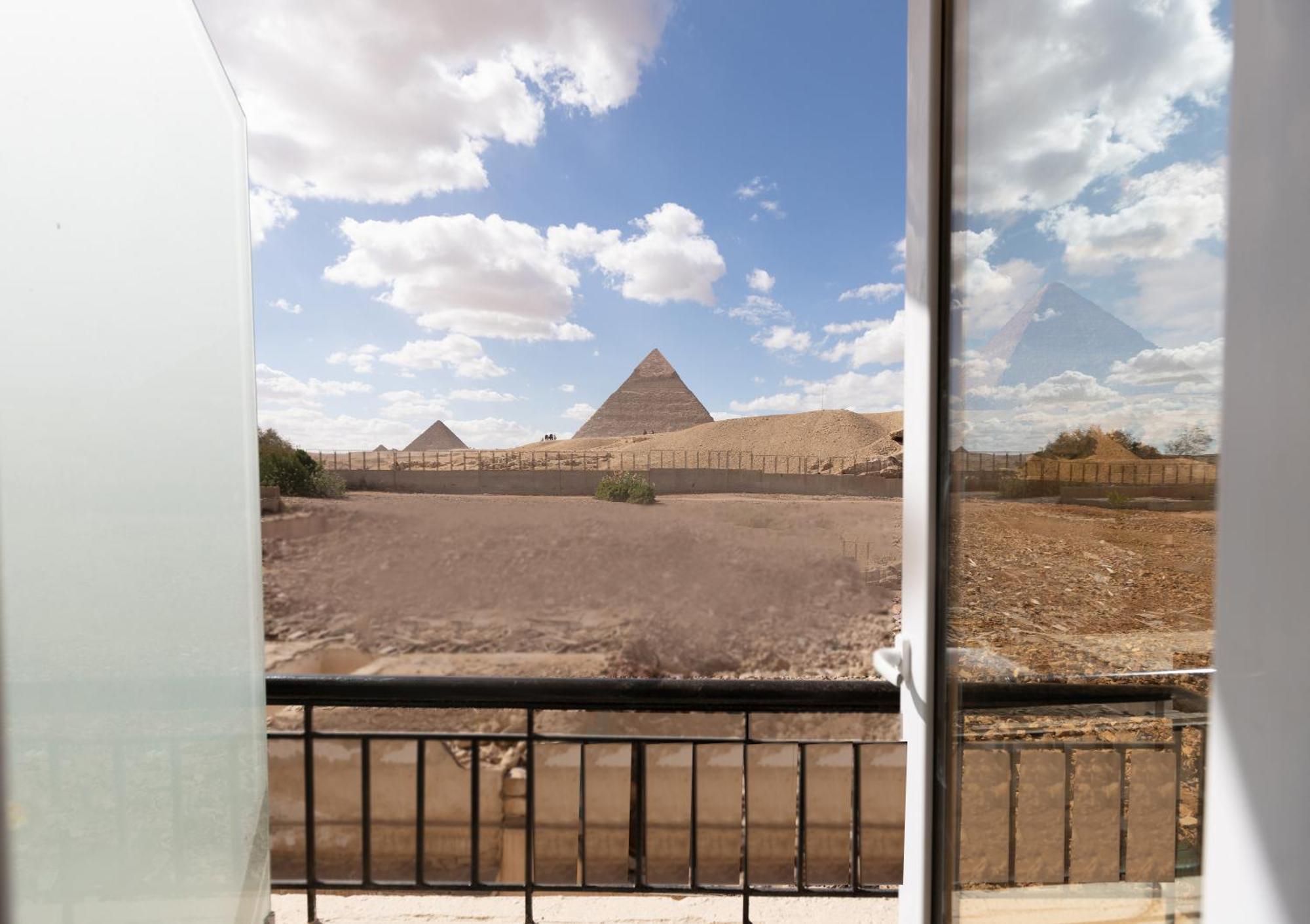 Soul Pyramids View Otel Kafret el-Gabal Dış mekan fotoğraf