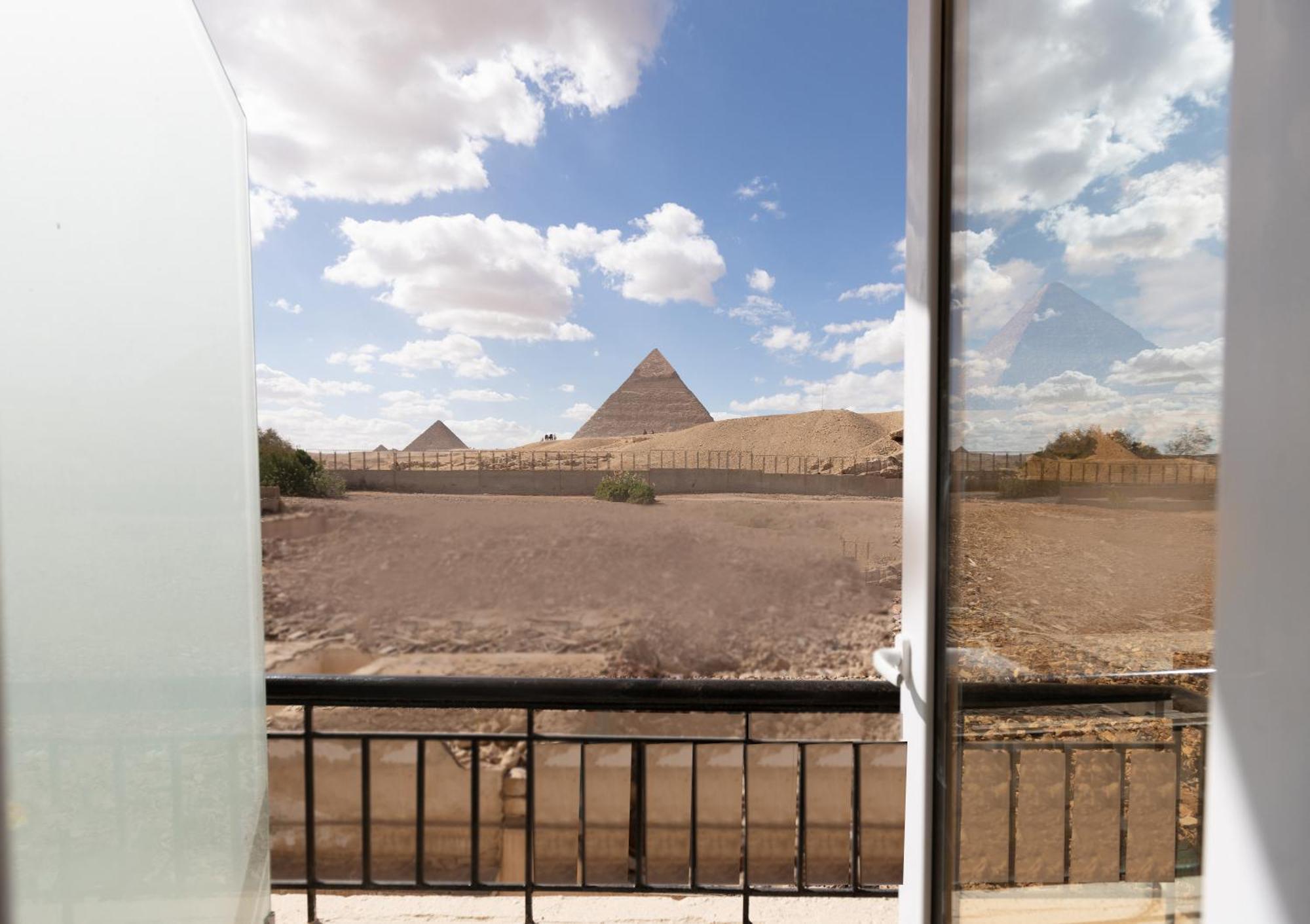 Soul Pyramids View Otel Kafret el-Gabal Dış mekan fotoğraf