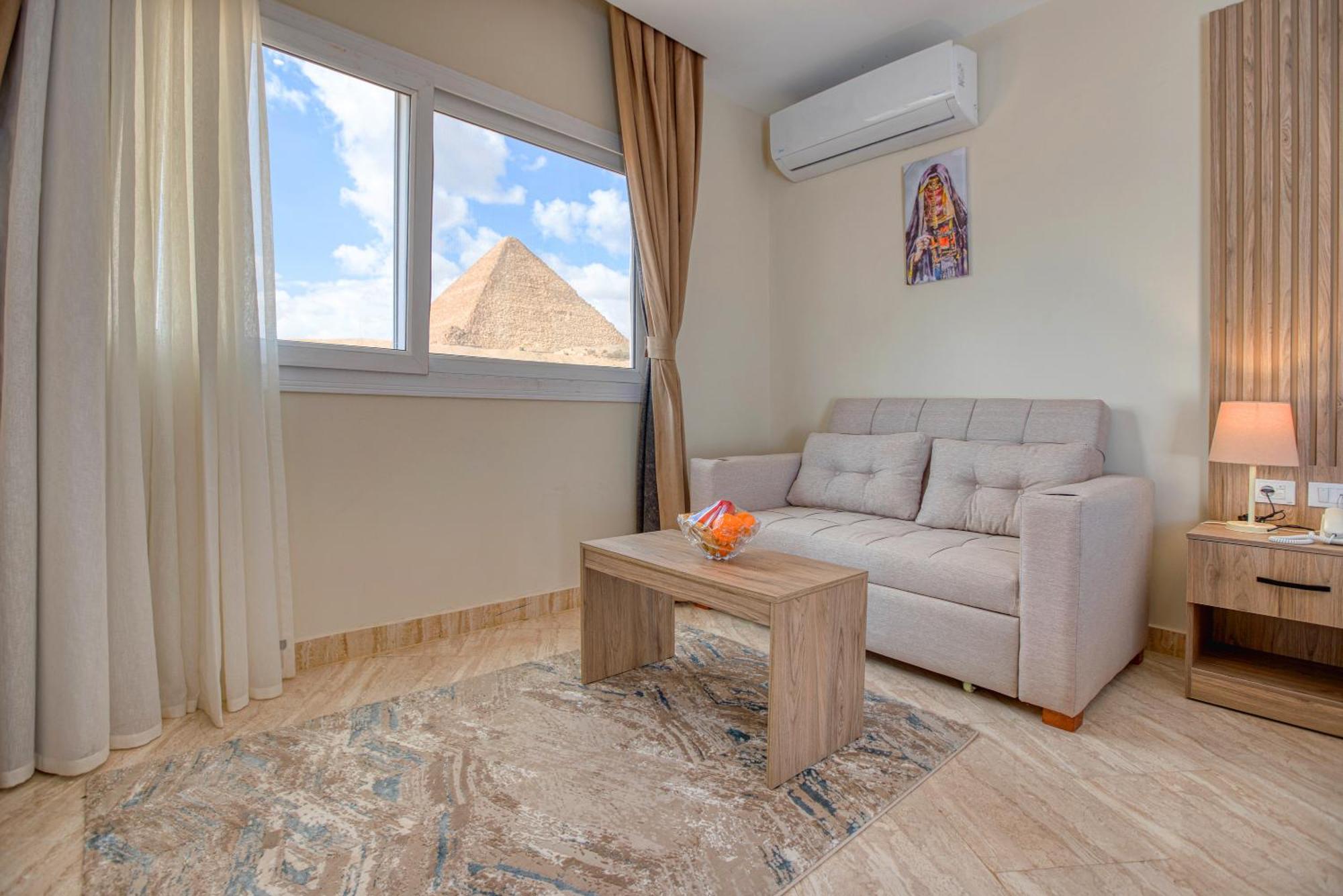 Soul Pyramids View Otel Kafret el-Gabal Dış mekan fotoğraf